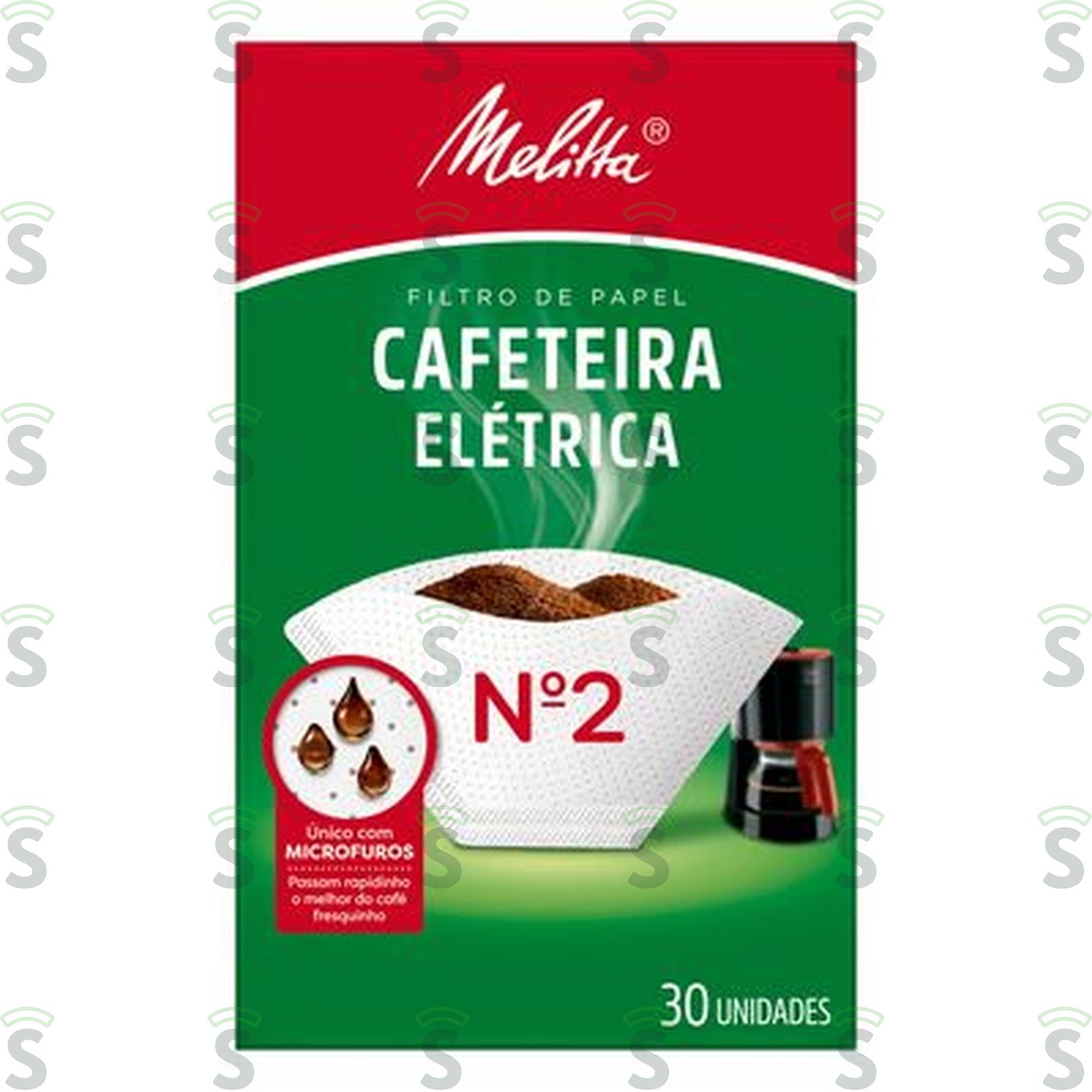 Melitta-filtro papel n.2 c/30 cafet.elet