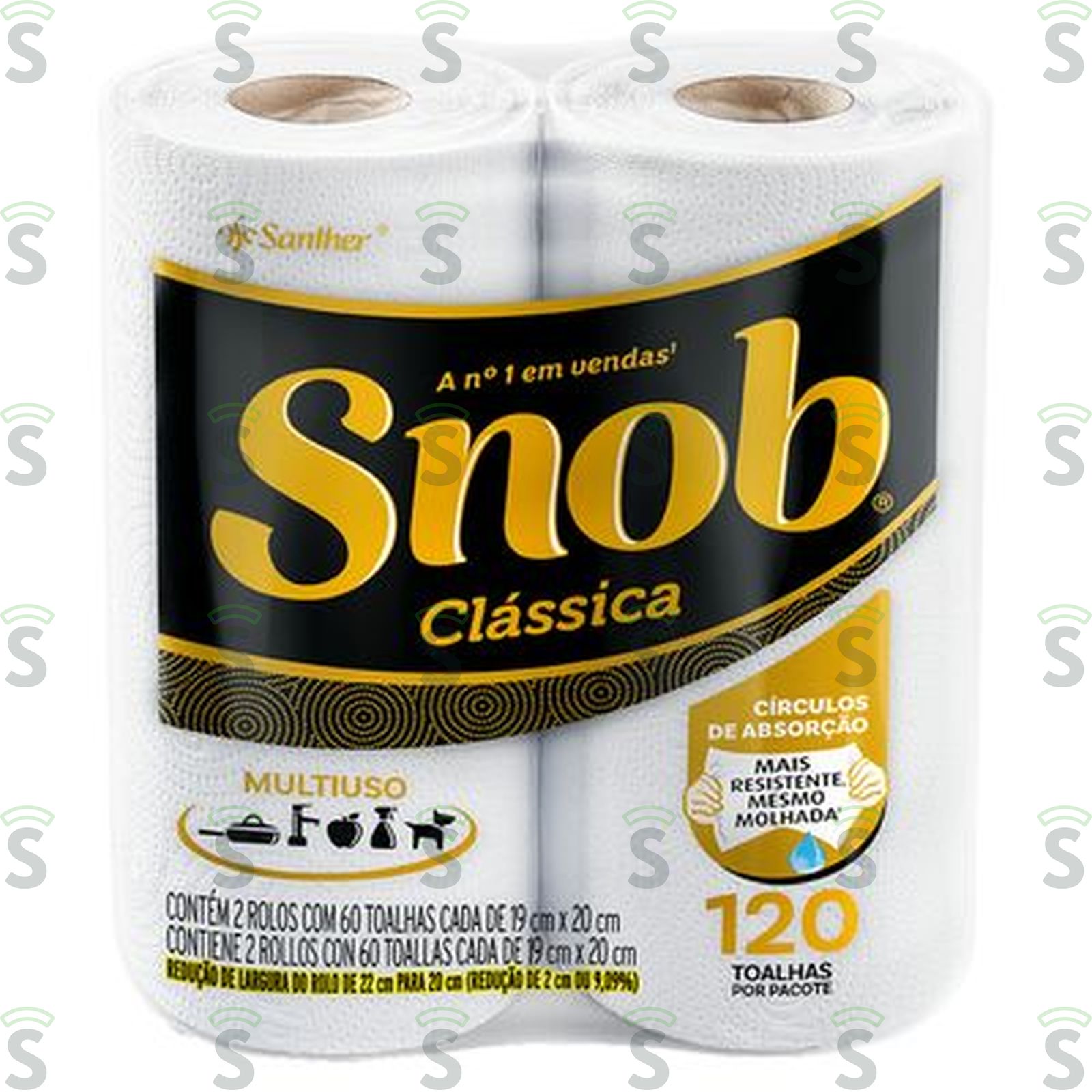 TOALHA PAPEL SNOB BCA C 2 60FL