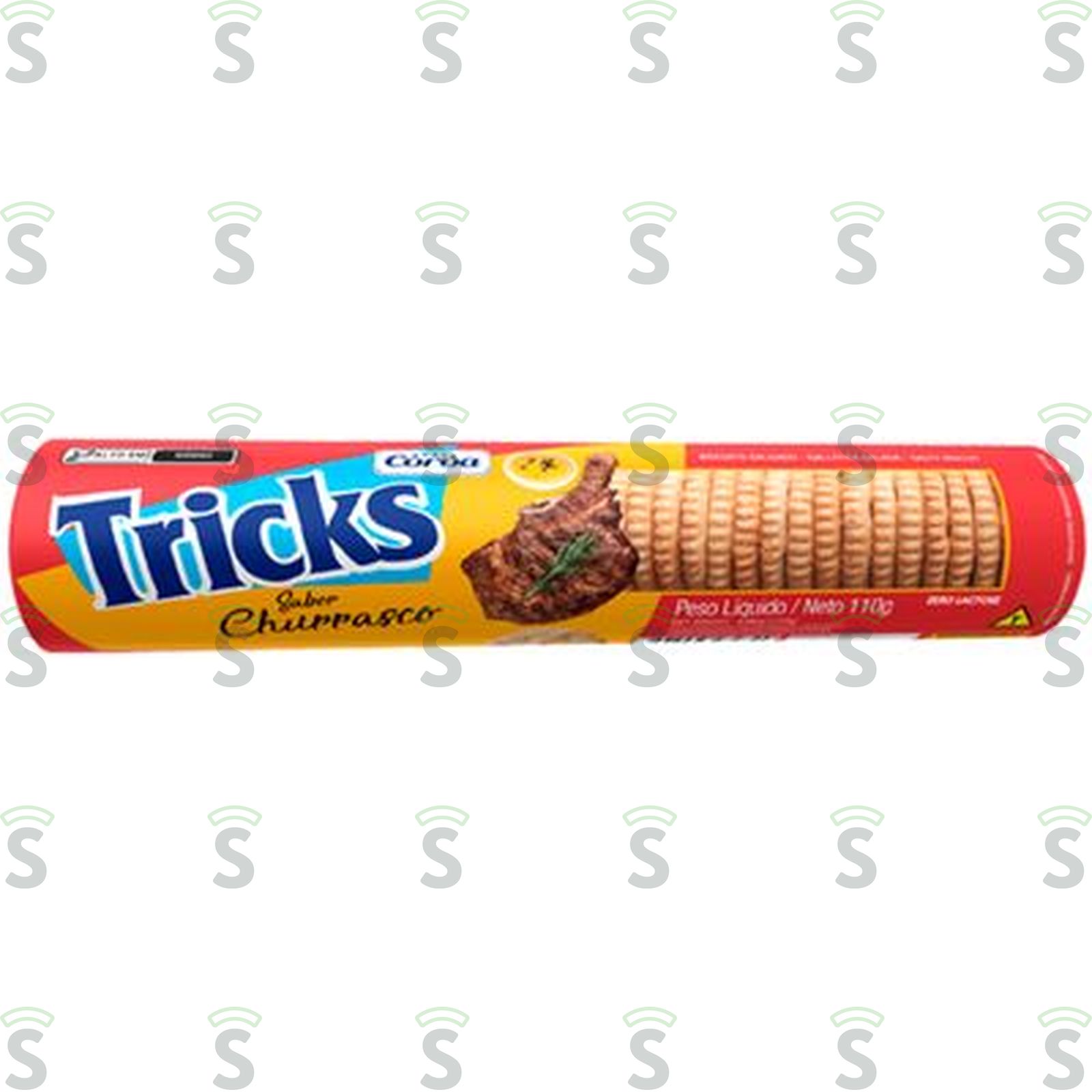 Coroa-biscoito tricks 110g churrasco
