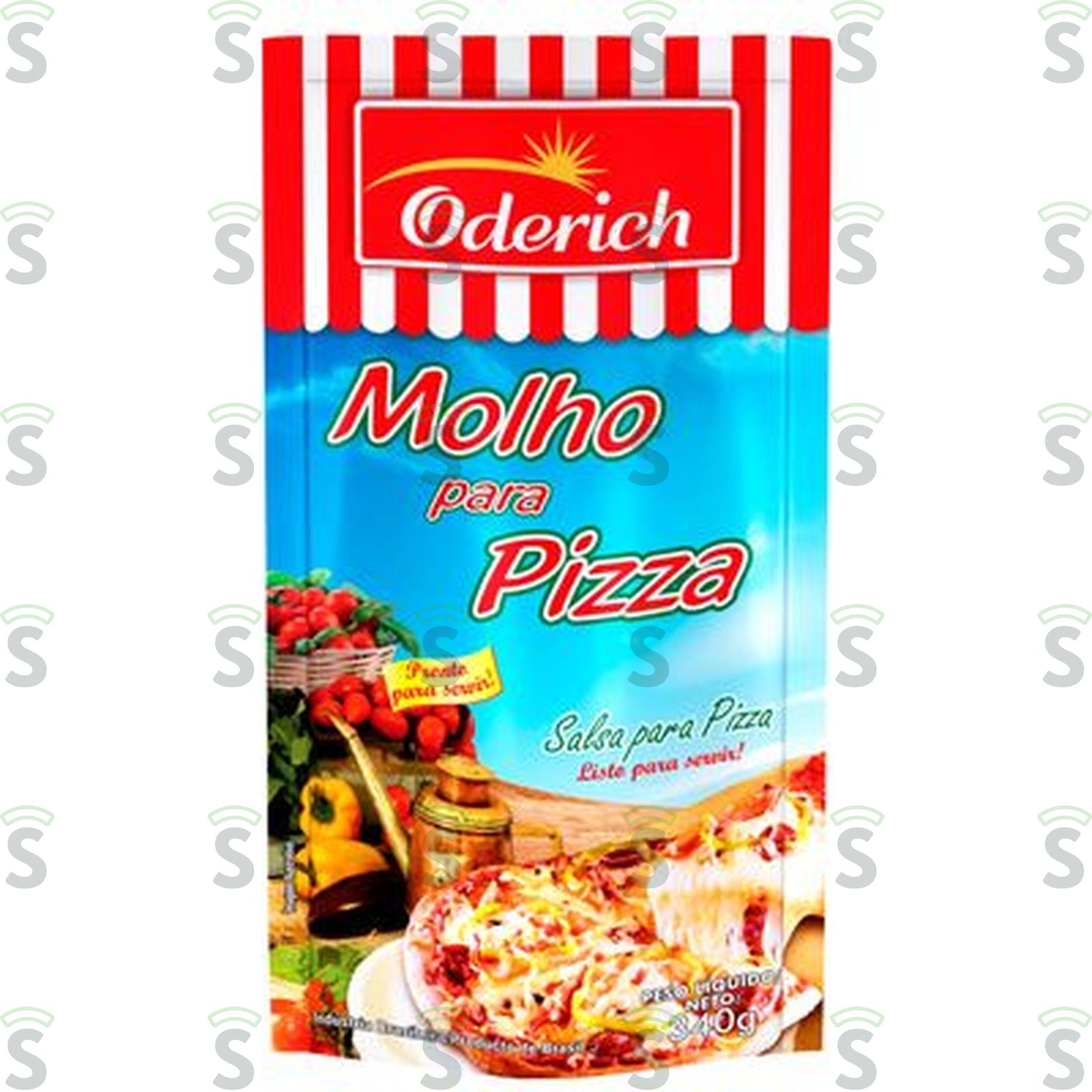 Molho de Tomate Oderich Pizza Sachê 340G