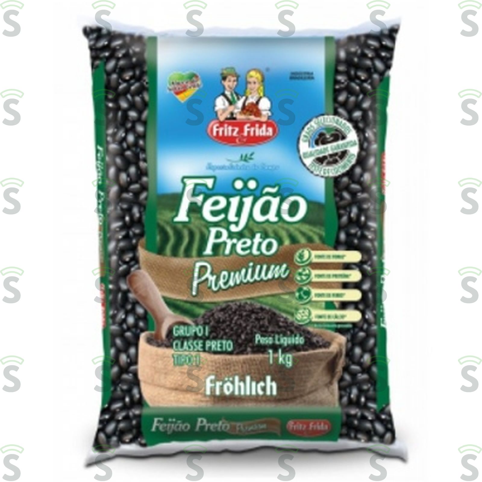Feijao preto fr&fr t1 1kg