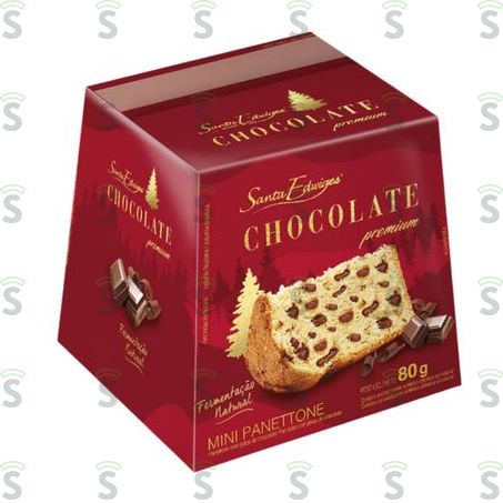  Mini Panetone Santa Edwiges Gotas Chocolate
