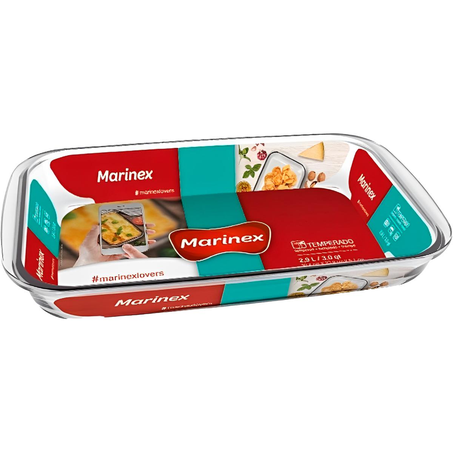 Assadeira Marinex 2,9 Litros - Retangular - Ref. 653641