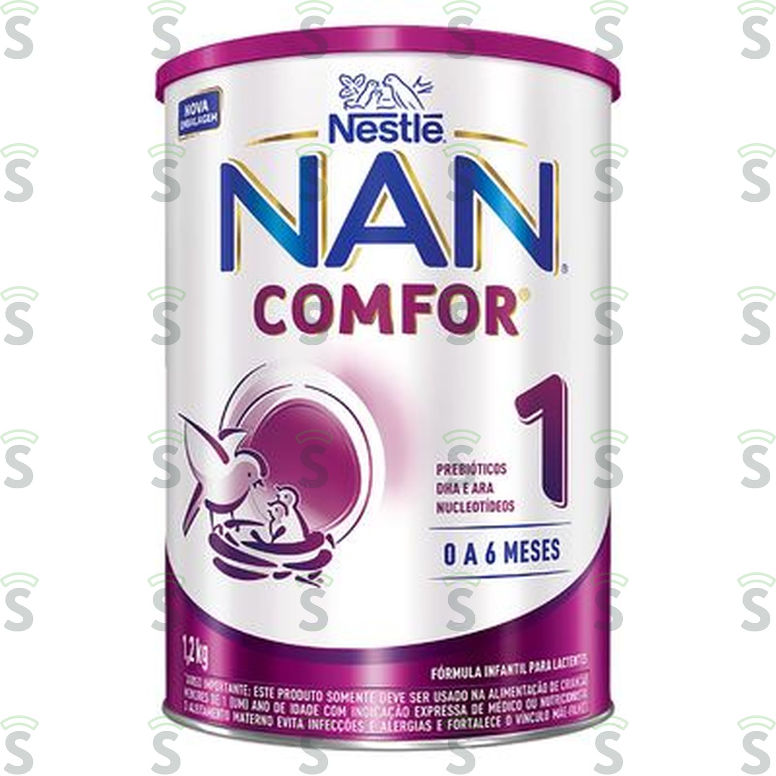 Fórmula Infantil para Lactentes Nestlé Nan 0 a 6 Meses Comfor Lata 1.2kg