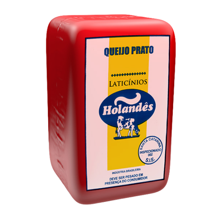 Queijo prato holandês fracionado - aproximadamente 400g