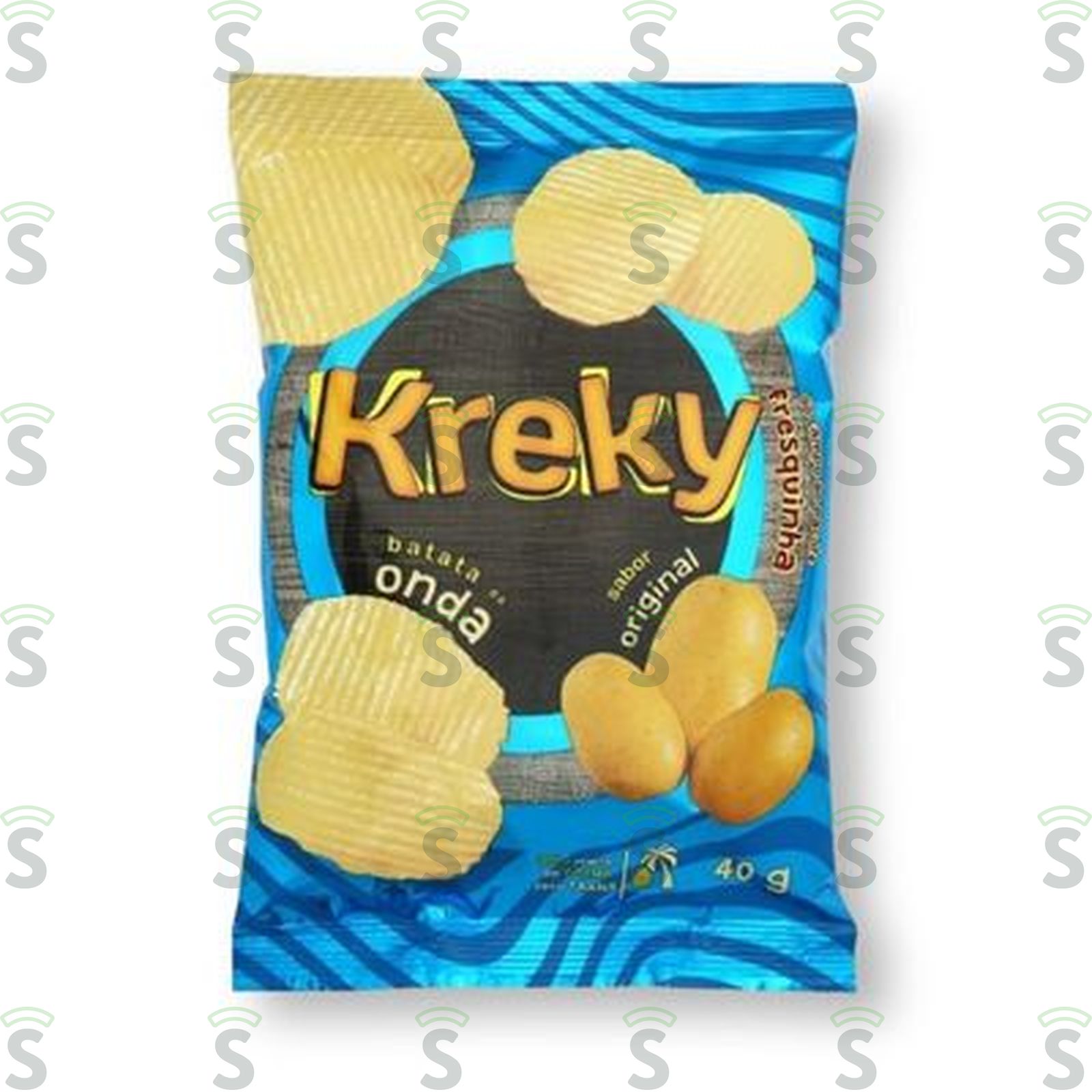 Kreky-batata ondulada 40g original
