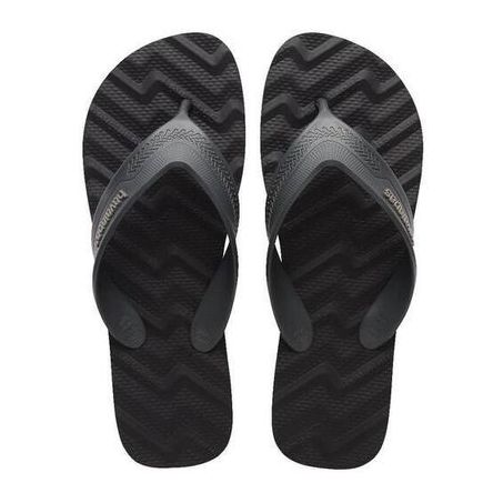 SANDÁLIAS HAVAIANAS TRACK WAVES PRETO E CINZA 41/42