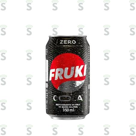  Refrigerante de Cola Fruki Light Lata 350ml