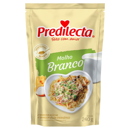 Molho Predilecta 240g - Branco - Sachê