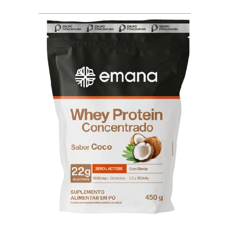 Suplemento Whey Protein Emana Coco 450g