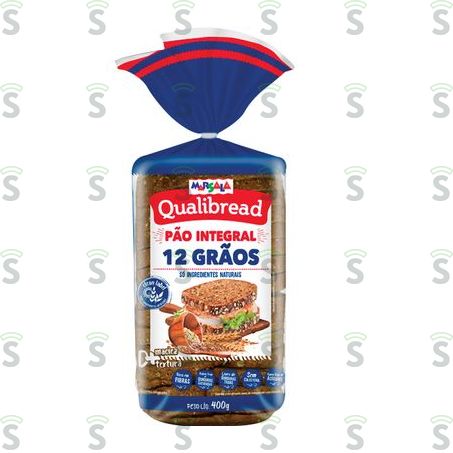  Pao Integral Qualibread 400gr 12 Graos