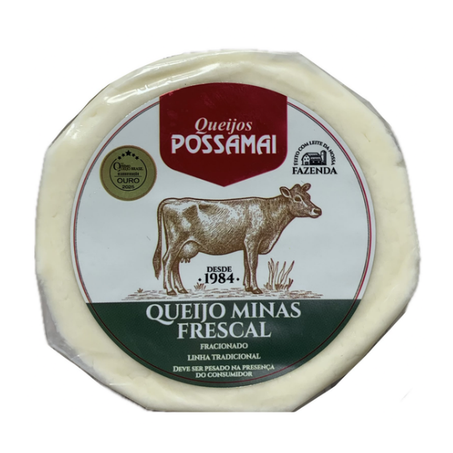 Queijo Minas Frescal Possamai fracionado - aproximadamente 400g