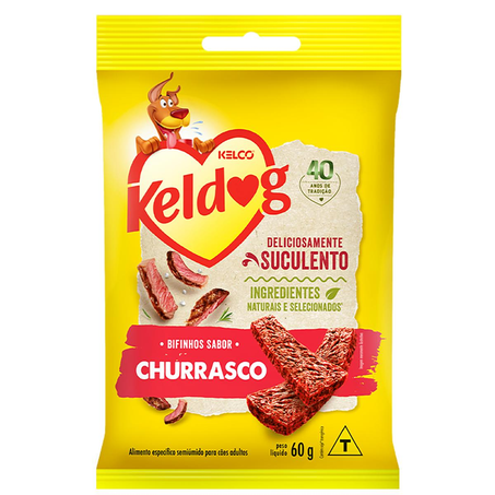 Bifinho Keldog 60g - Evolution - Churrasco