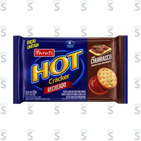  Biscoito Salgado Parati Hot Cracker Churrasco 150g