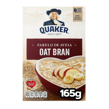 Farelo de Aveia Quaker Oat Bran Caixa 165gr