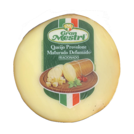 Queijo provolone gran mestri maturado defumado - pedaço aproximadamente 250g