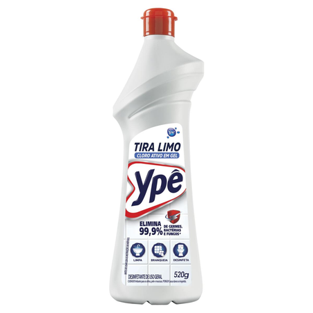 Limpador Ypê 500ml - Tira-limo - Banheiro - Cloro Ativo