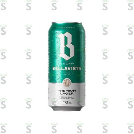  Cerveja Lager Bellavista Premium Puro Malte Lata 473ml