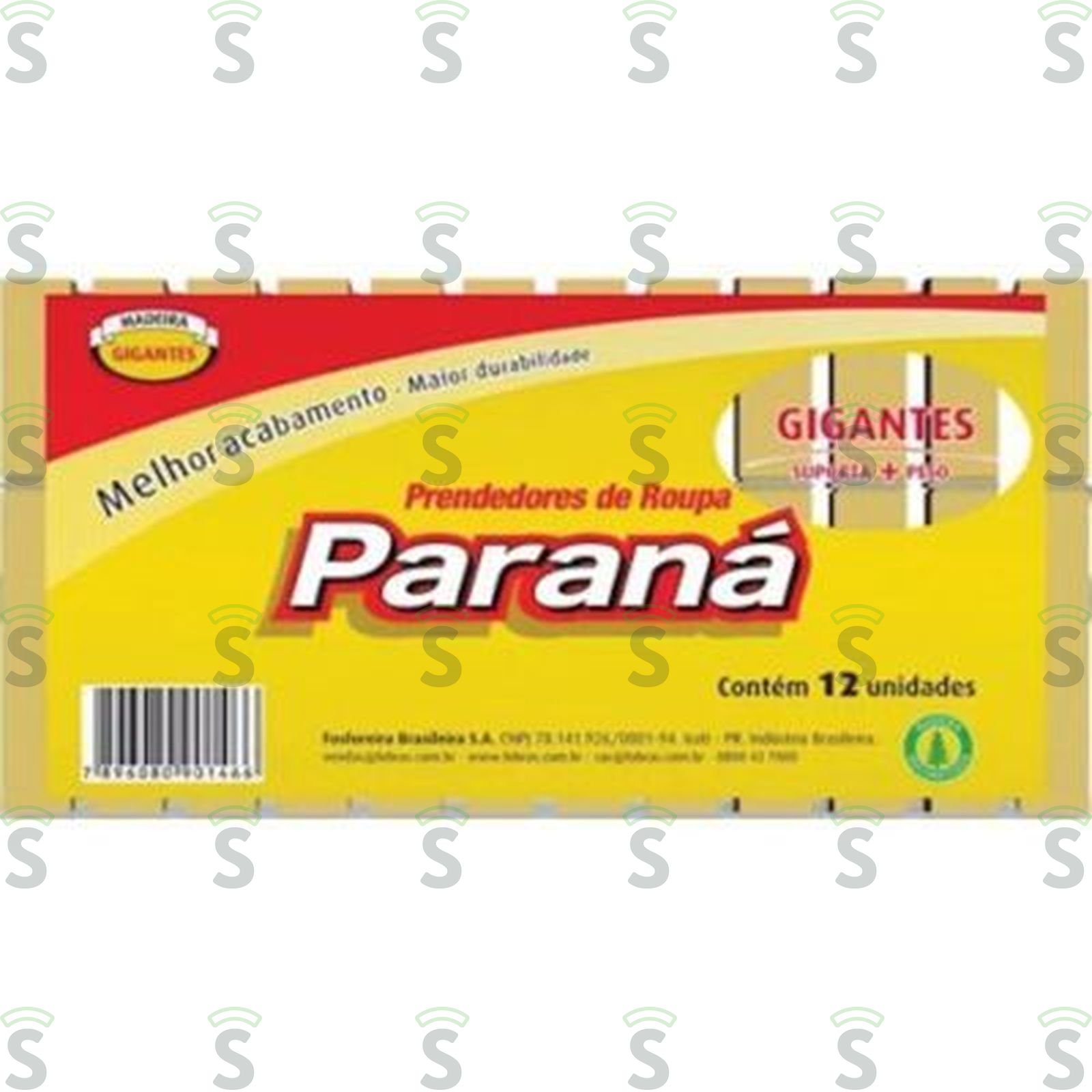 Parana-prendedor roupa mad gigante c/12