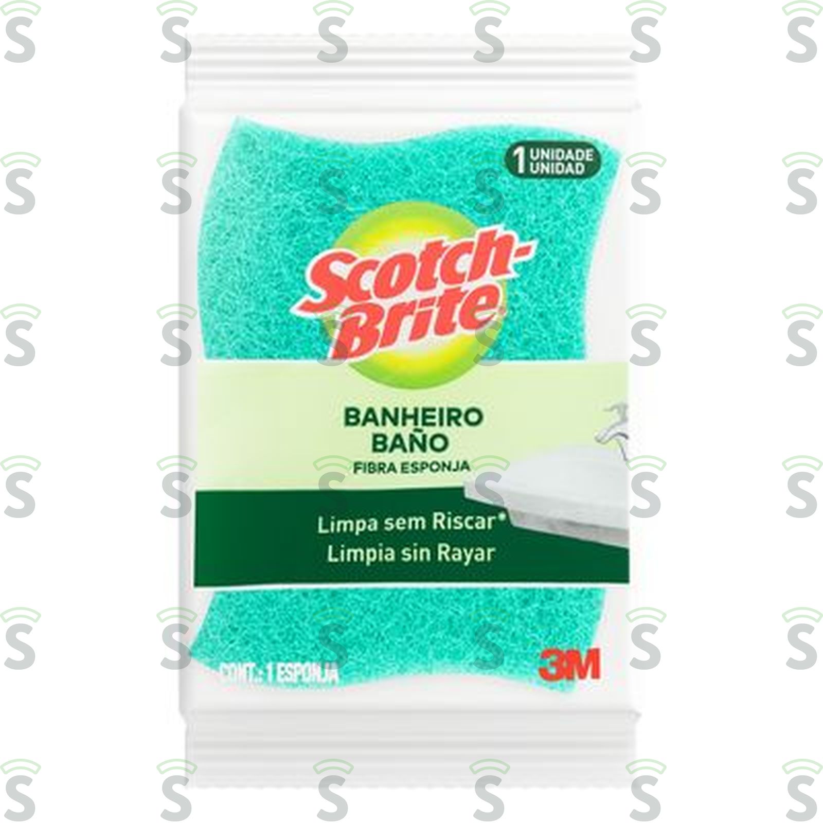 Esponja Scotch Brite Banheiro 1UN