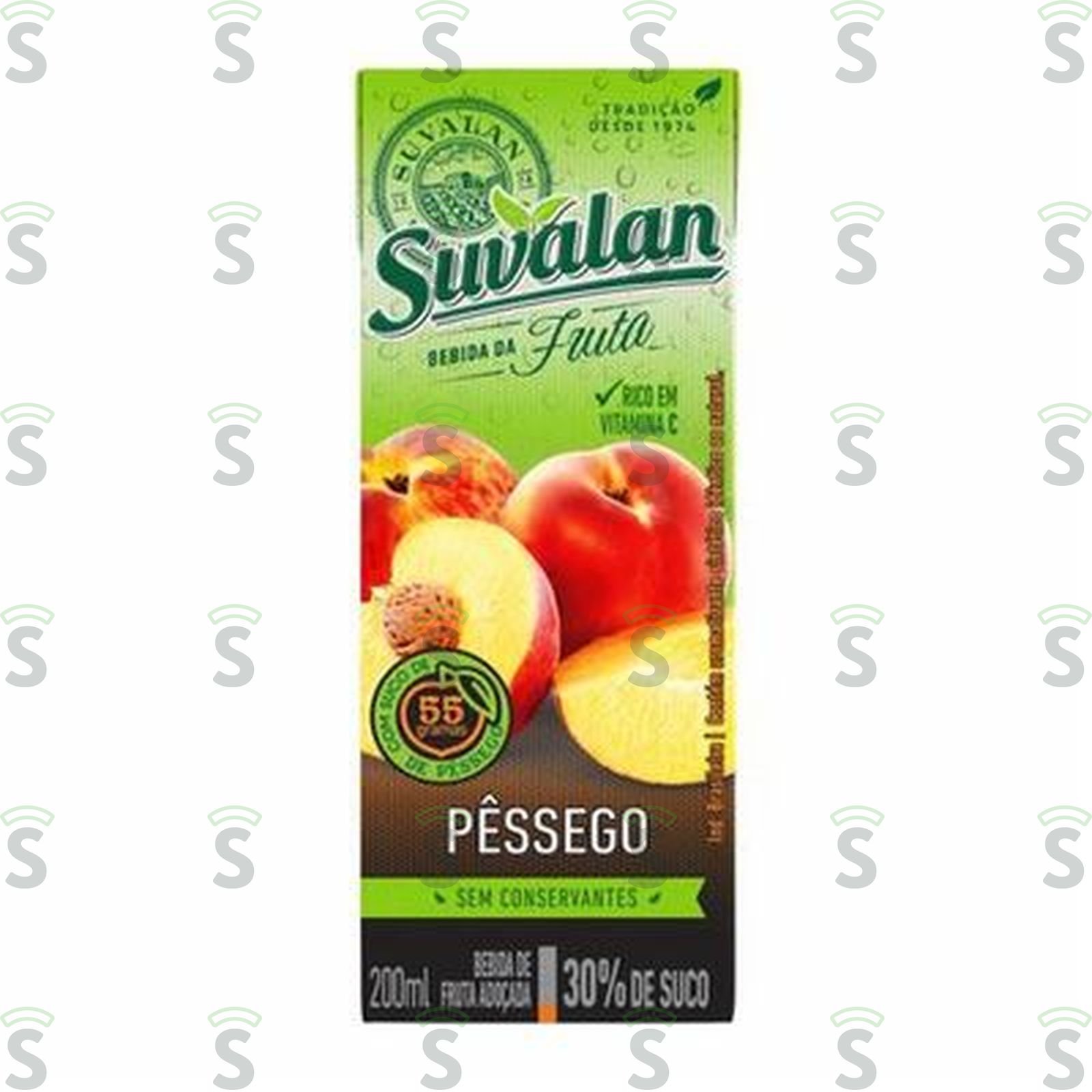 Suco Pronto Suvalan Néctar de Pêssego Caixa 200ML