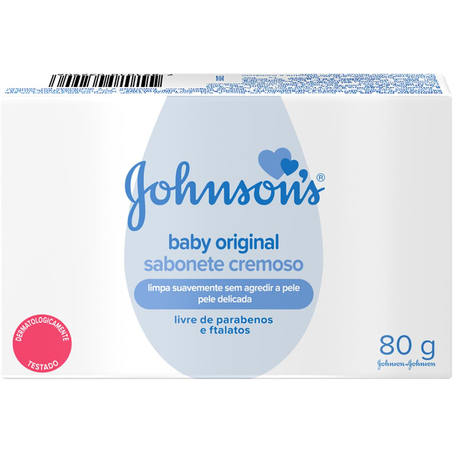 Sabonete Johnsons Baby 80g - Pele Delicada