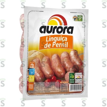 Linguiça de Pernil Aurora Embalagem 800g