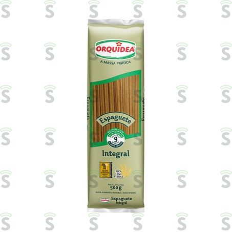  Massa Orquidea Espaguete Integral 500g