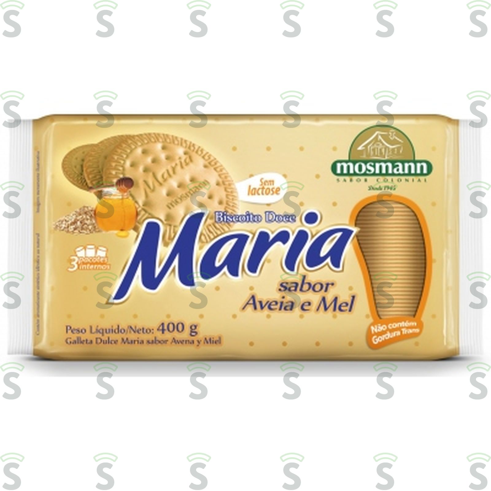 Mosmann-biscoito 400g maria aveia mel