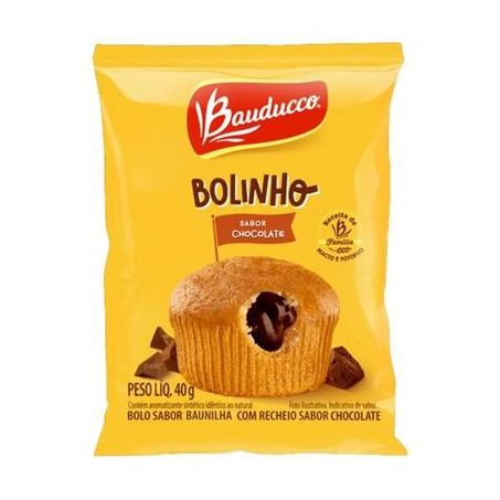 Bolinho bauducco baun rec chocolate 40g