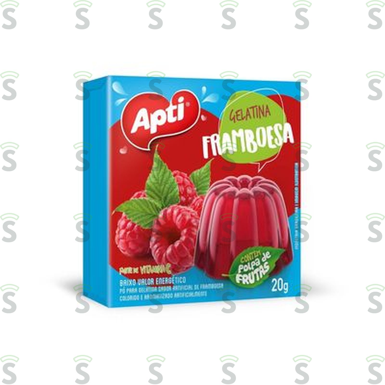 Apti-gelatina 20g framboesa