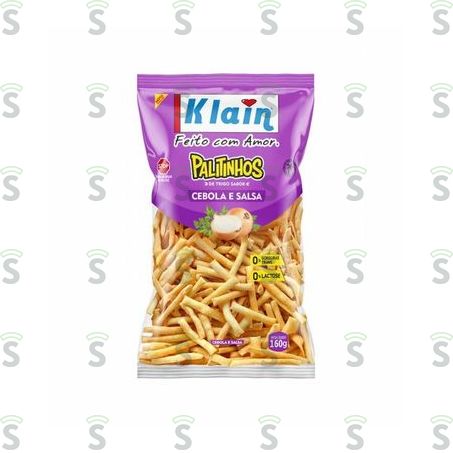  Salgadinho Klain Cebola e Salsa 160g