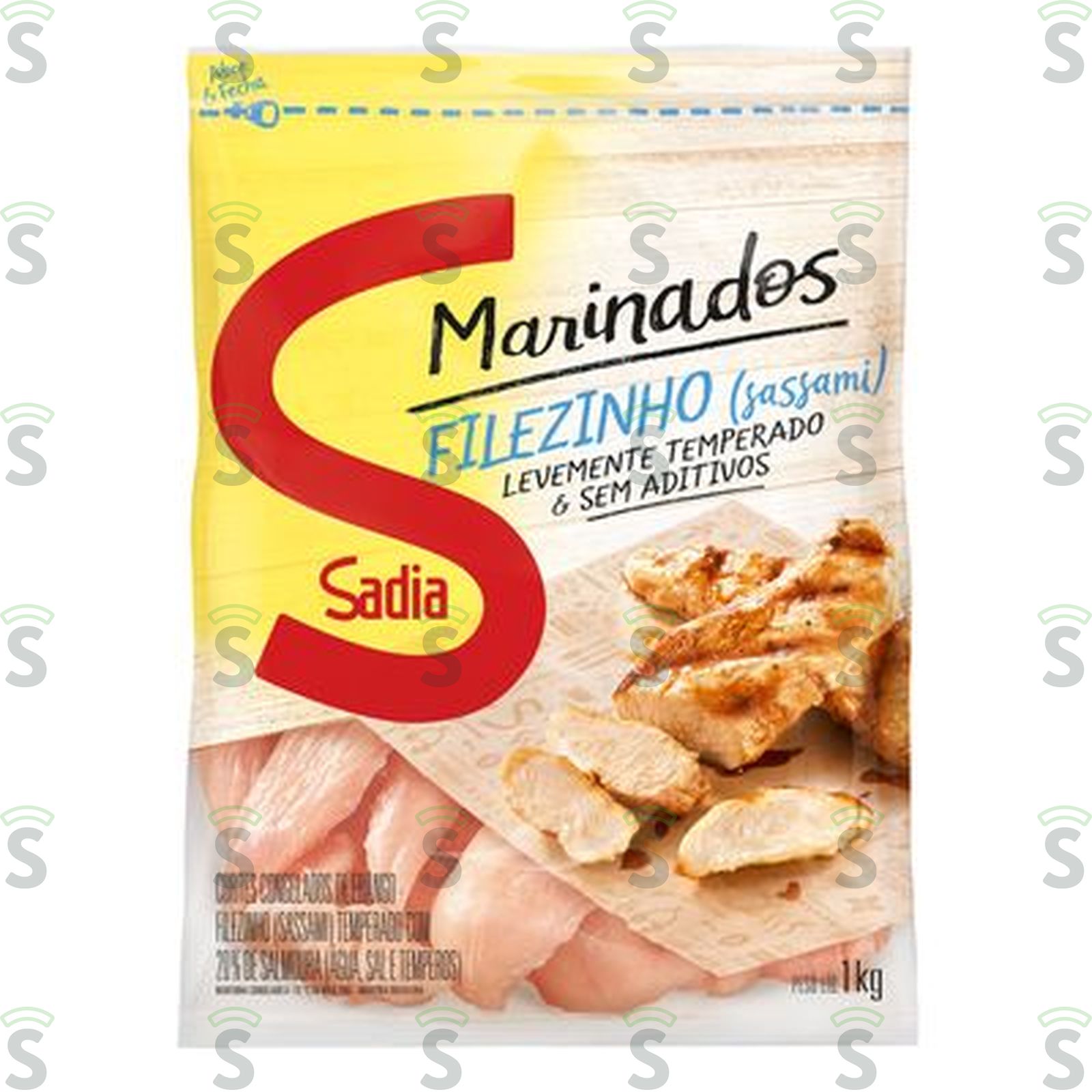 Filezinho de Frango Sadia Marinado Congelado 1KG