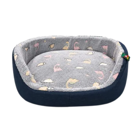 Cama Pet Europa Luxo C/Fleece P Santa Marta