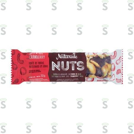  Naturale-barra Nuts 30g Cramberry