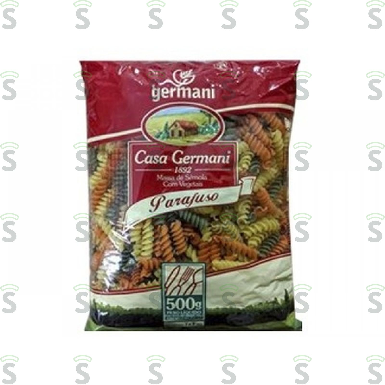 Macarrão Germani Parafuso com Vegetais 500G