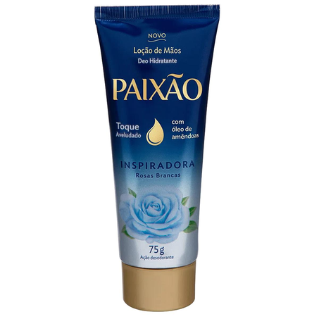 Creme para Mãos Paixão 75g - Inspiradora - Rosas Brancas