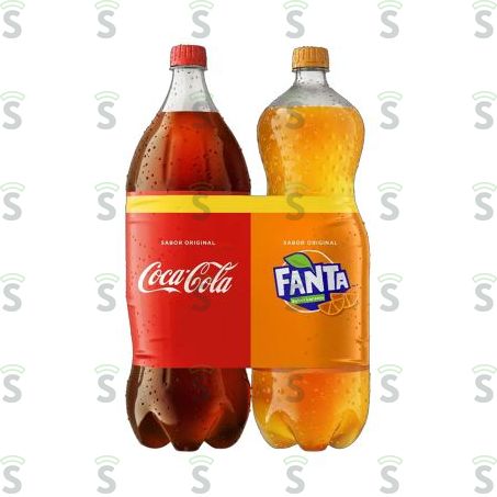  Refrig Coca Cola 2l + Fanta Lar 2l