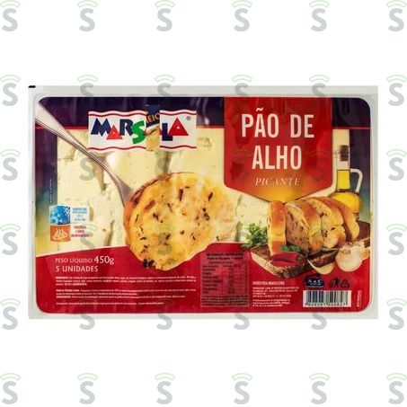  Pão de Alho Marsala Picante Embalagem 450g