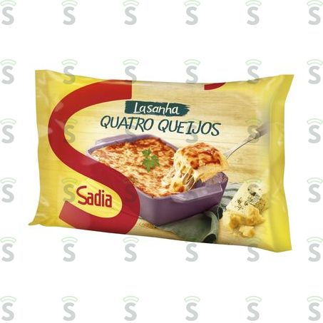 Lasanha Congelada Sadia Quatro Queijos Embalagem 350g