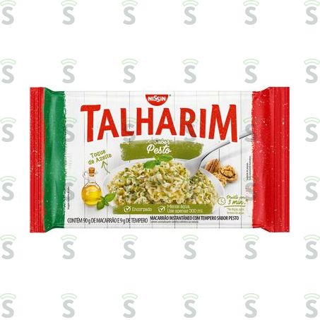  Macarrão Instantâneo Nissin Talharim Ao Pesto 99g