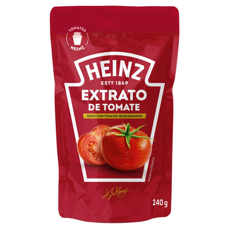 Extrato de Tomate Heinz 240g - Sachê