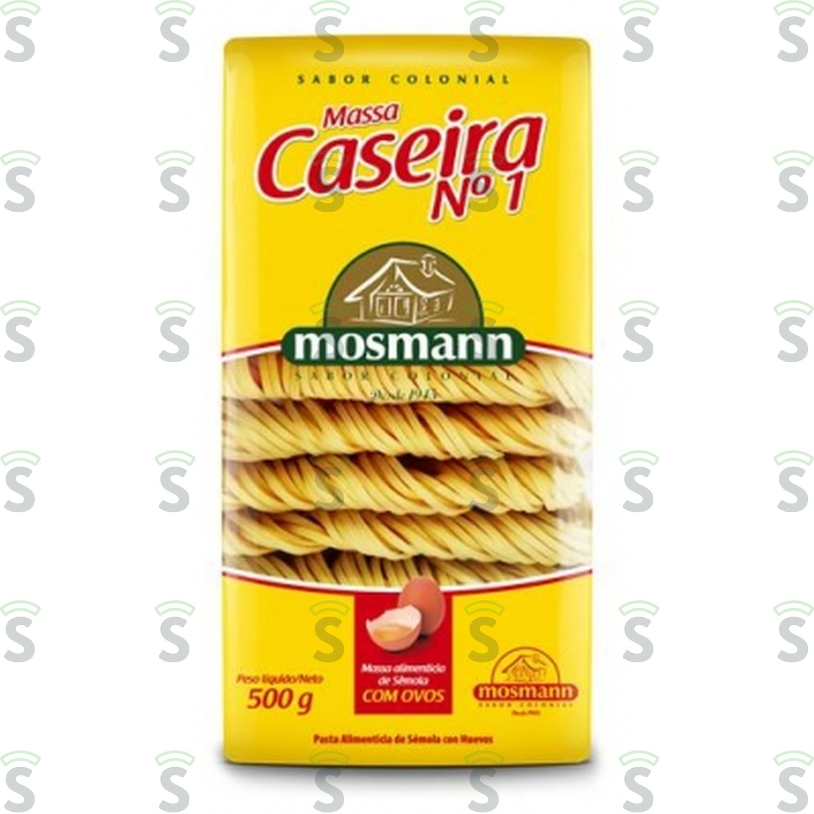 Massa cas n1 c ovos mosmann 500g