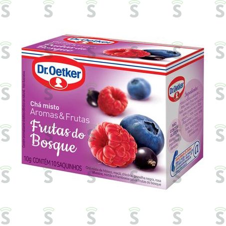  Chá Dr Oetker Frutas Do Bosque Aroma e Frutas Caixa Com 10un - 10gr