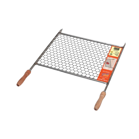 Grelha Utimil Tam. 48cmx38cm - Inox - Moeda - Ref. CR566