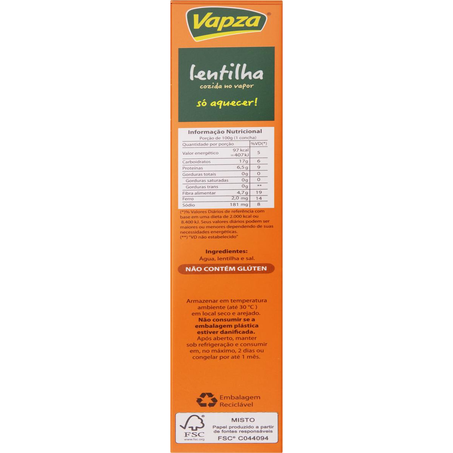 Lentilha Vapza 250g