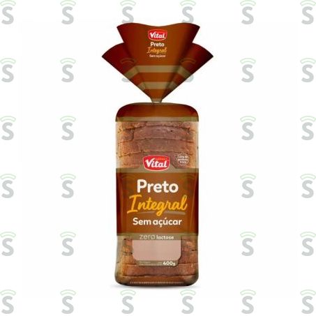  Vital Pao Preto Integral 400g  S/acucar