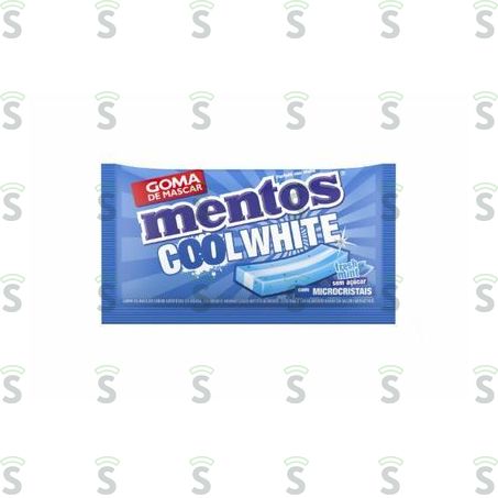  Chicle Mentos Cool 8,5g White Fresh Mint