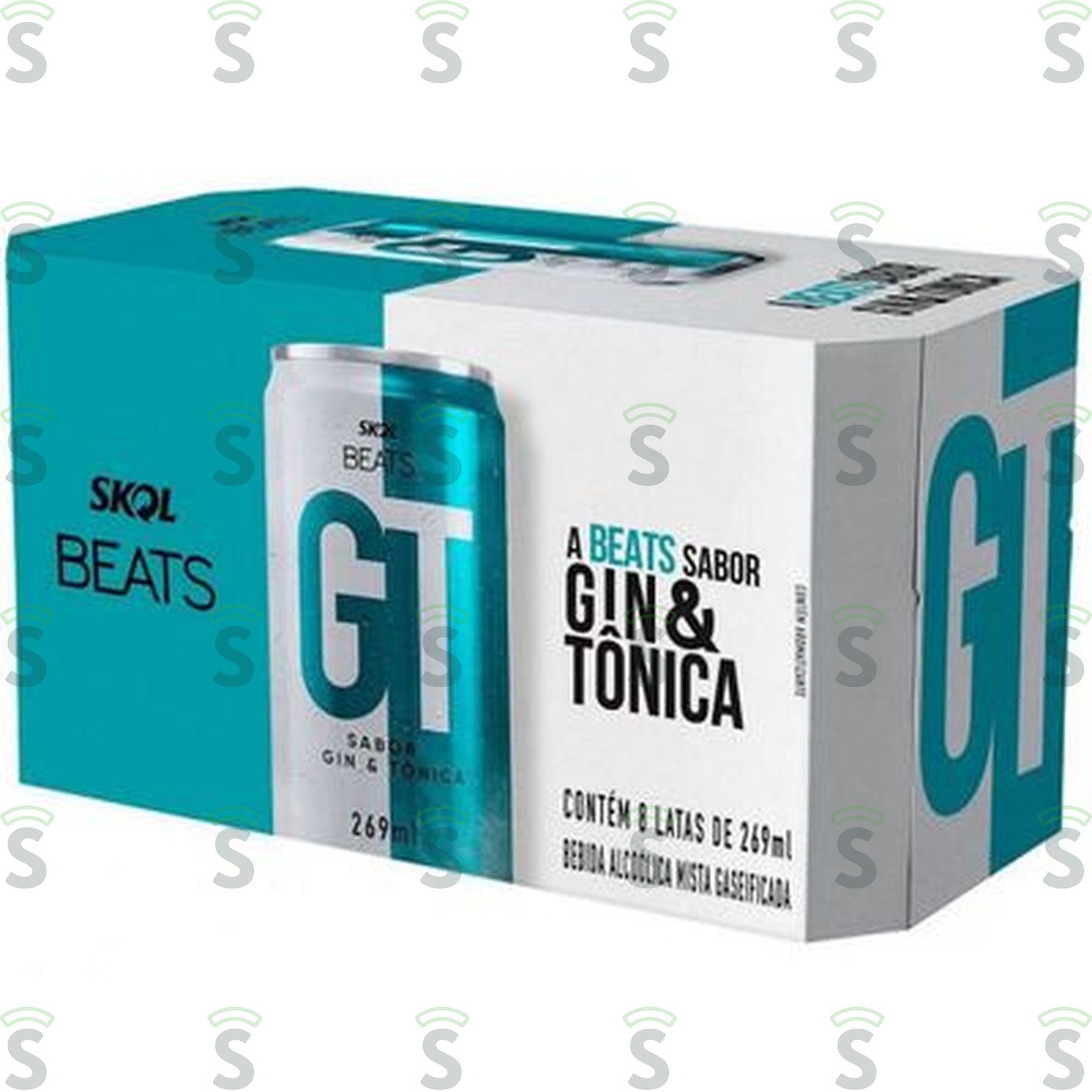 Bebida Mista Alcoólica Skol Beats Gt Gin & Tônica Lata 269ml