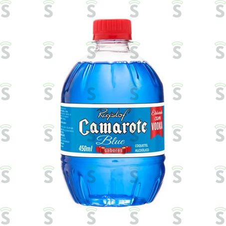  Coquetel Alcoólico Blue Rayslof Camarote Garrafa 450ml